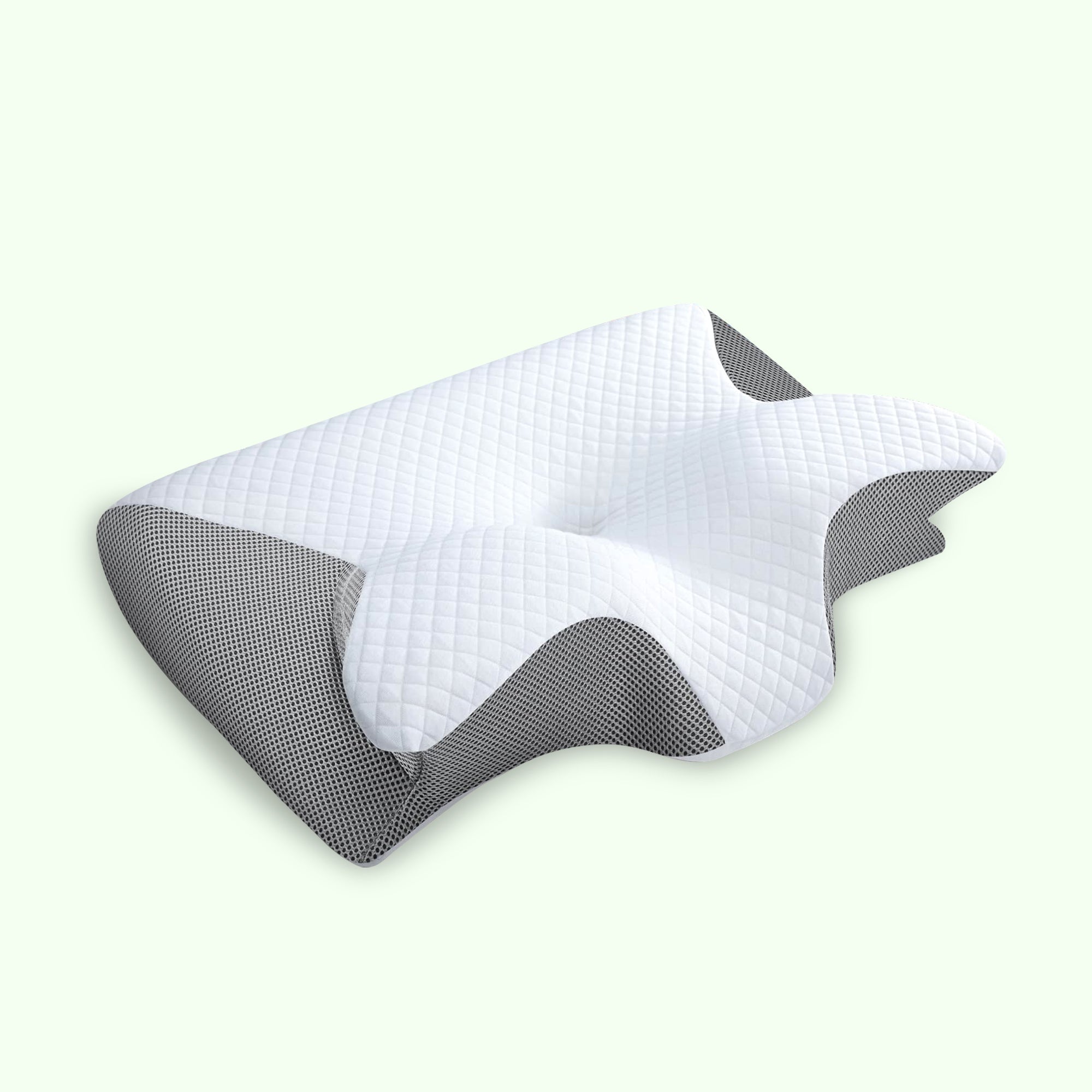 Butterfly Memory Foam Neck Pillow with Armrests for Side & Back Sleepers