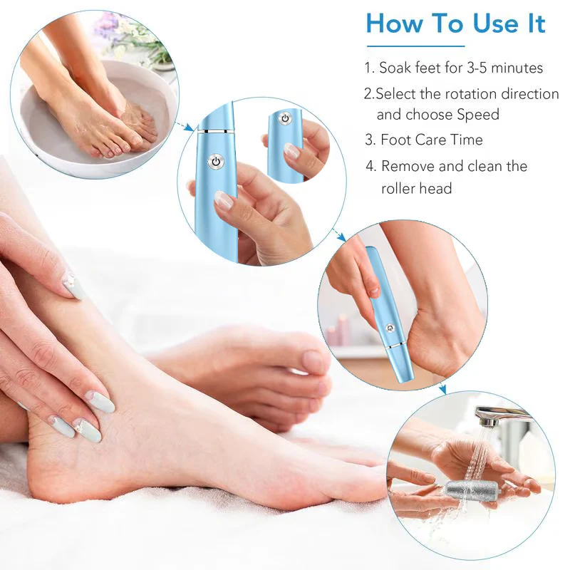 Electric Foot Callus Remover – Smooth and Soft Feet at Home