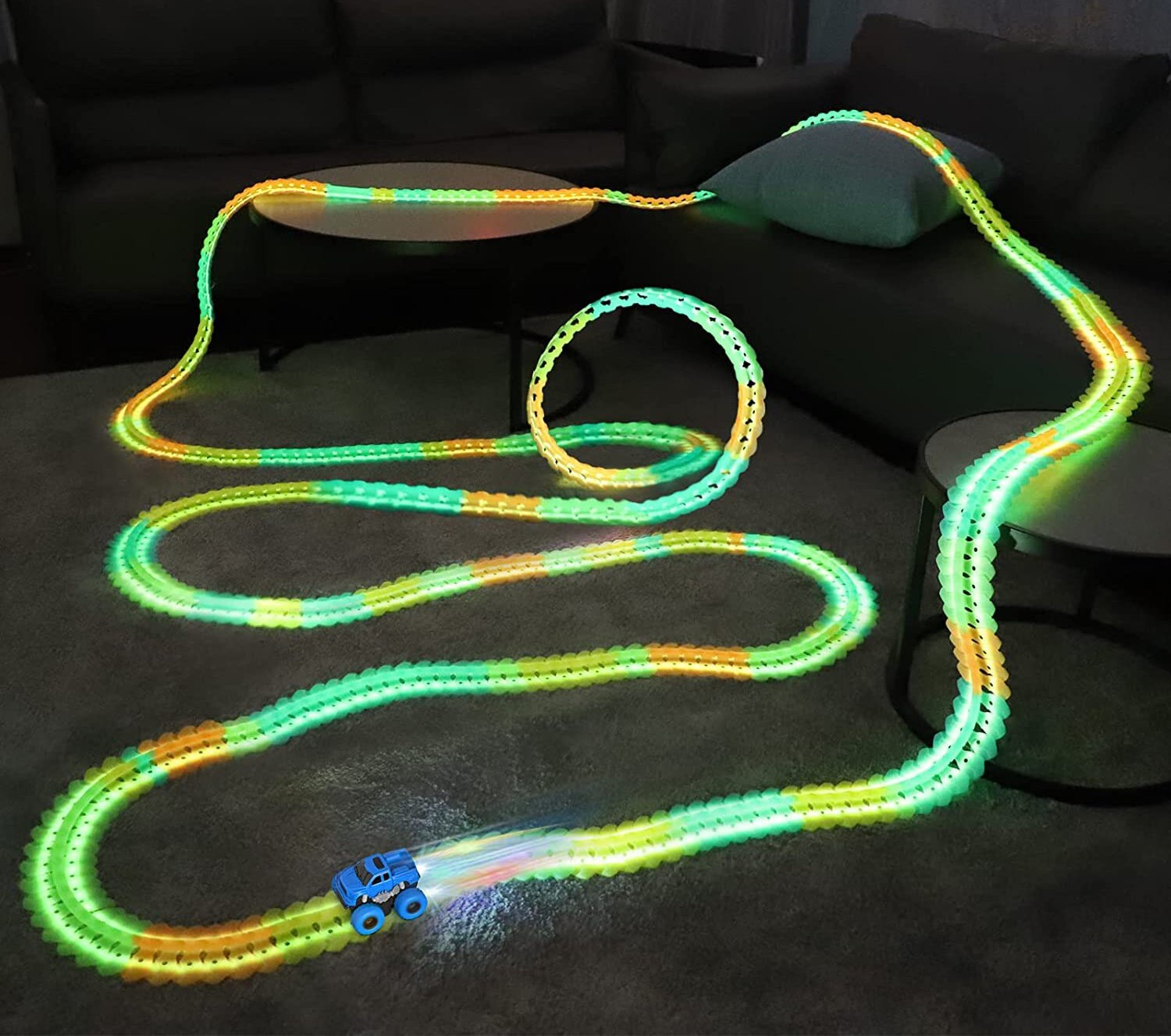 Ultra-Flexible Montessori Machine Track | Educational & Safe Toy