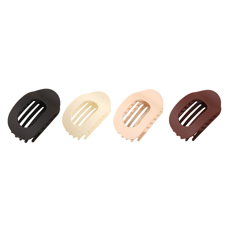 Sleek Oval Hair Clip Set
