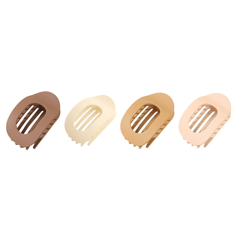 Sleek Oval Hair Clip Set