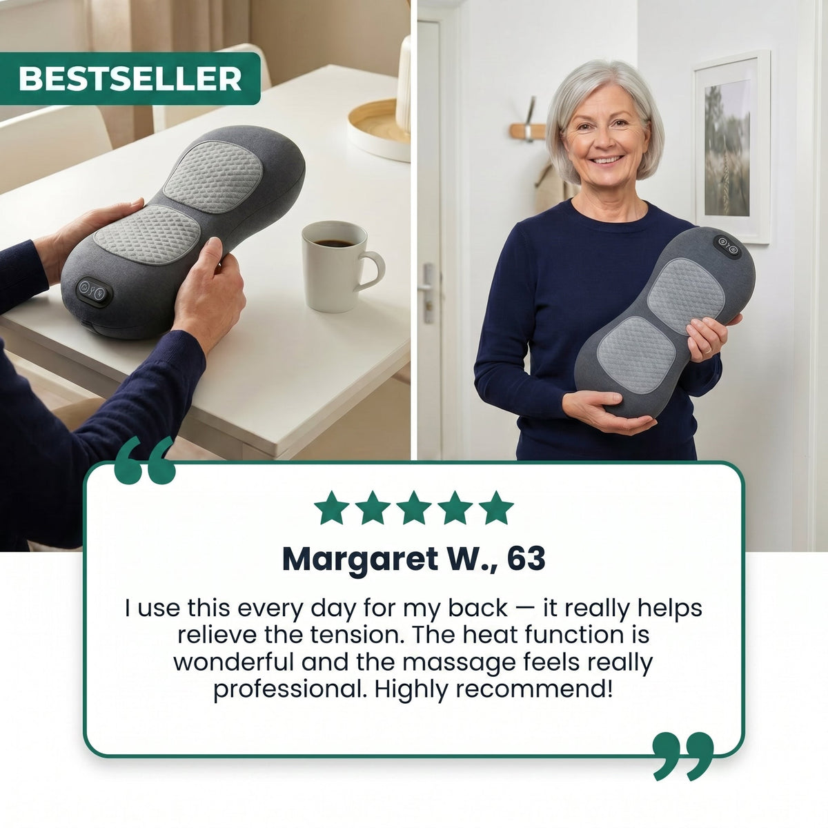 RelieveMotion Back Massager Pro