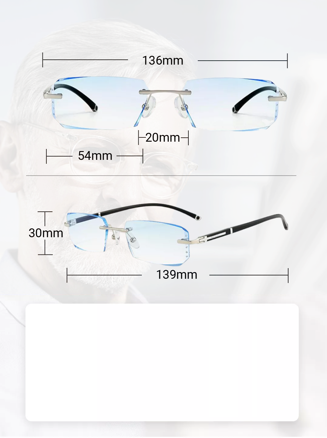 Superior Anti-Blue Light Progressive Reading Glasses | Dual Use Protection