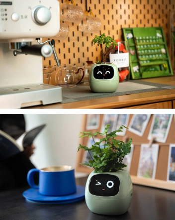 SmartGrow Intelligent Pet Planter Robot – Interactive Plant Care