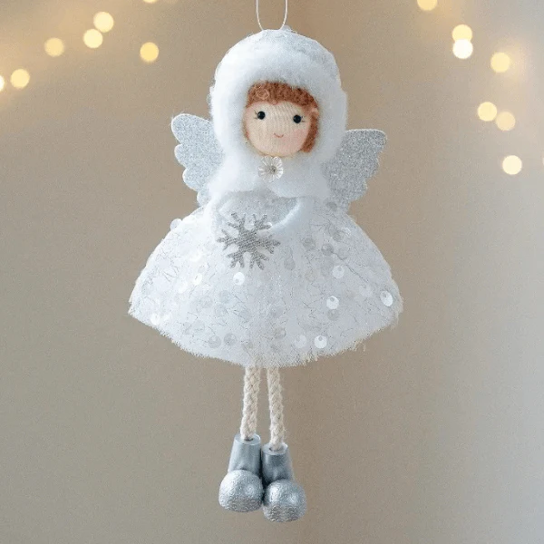 All Season Glitter Dress Fairy Angel Ornament