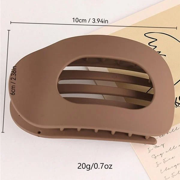 Elegant Matte Solid Colour Hair Clip