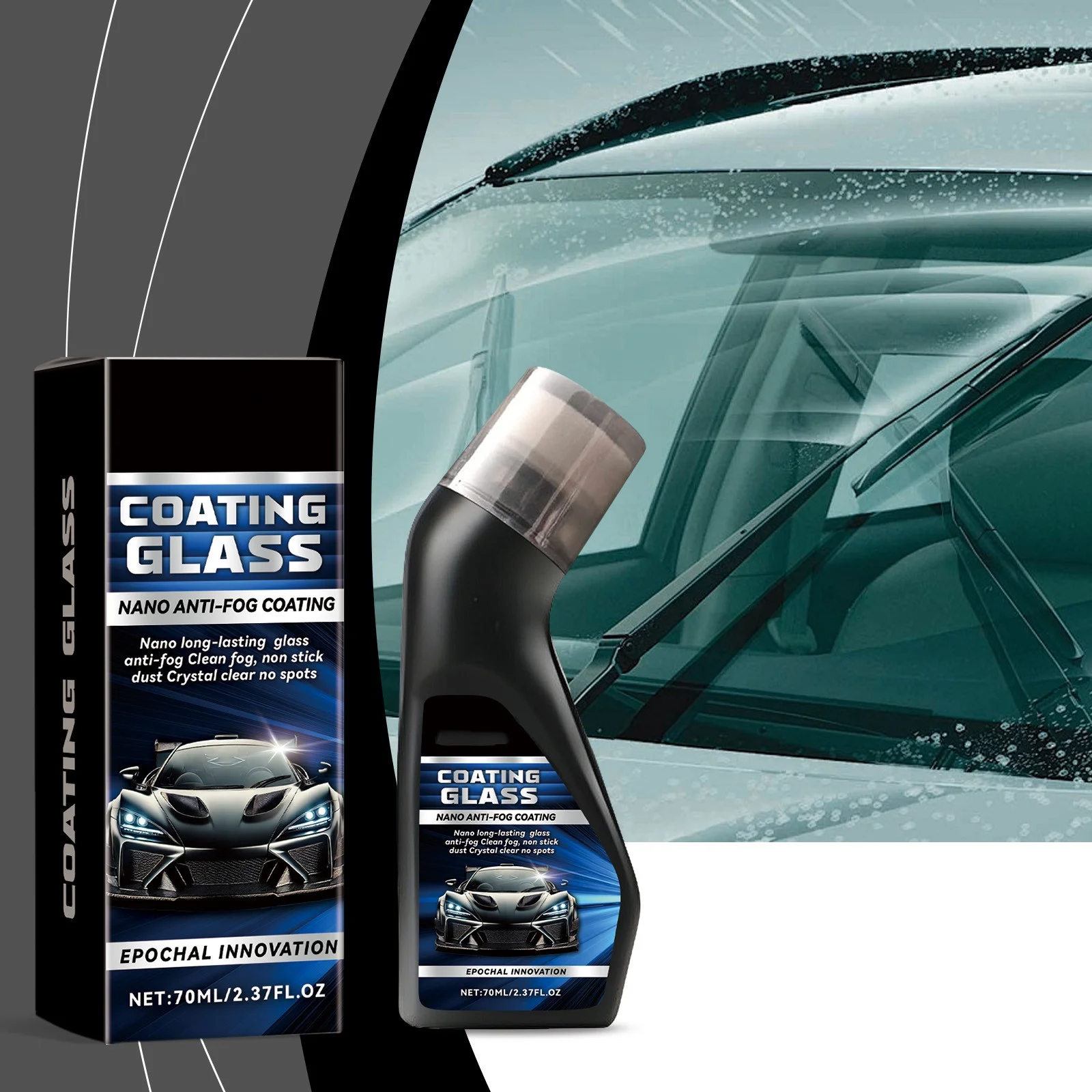 Crystal-Clear Anti-Fog Coating Wiper