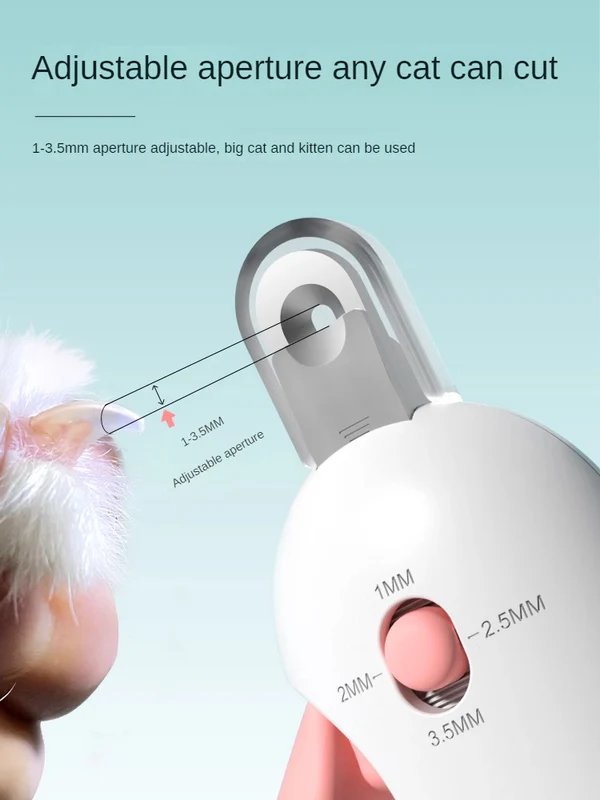 PetGravity Adjustable Claw Clippers – Effortless Nail Care for Your Pet