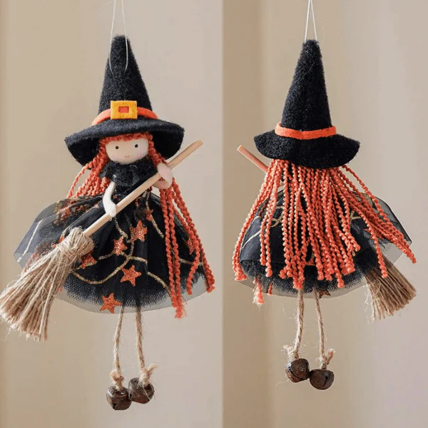Enchanting Halloween Witch Hanging Décor