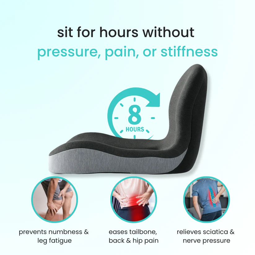 Ergonomic Memory Foam Seat Cushion
