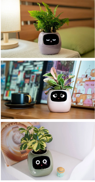 SmartGrow Intelligent Pet Planter Robot – Interactive Plant Care