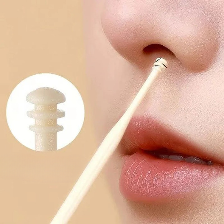 Portable Double-Head Nose Hair Trimmer - Safe & Effective Nose & Ear Hair Removal