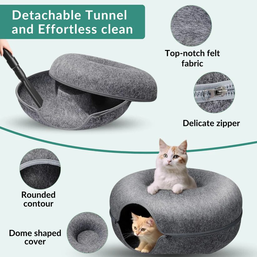 Donut Bed & Play Tunnel – Buy 1 Free 1 Offer