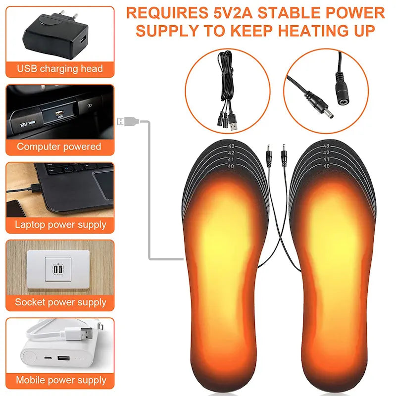 WinterWarming Electric Heated Insoles