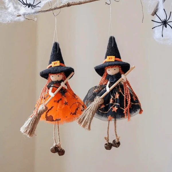 Enchanting Halloween Witch Hanging Décor