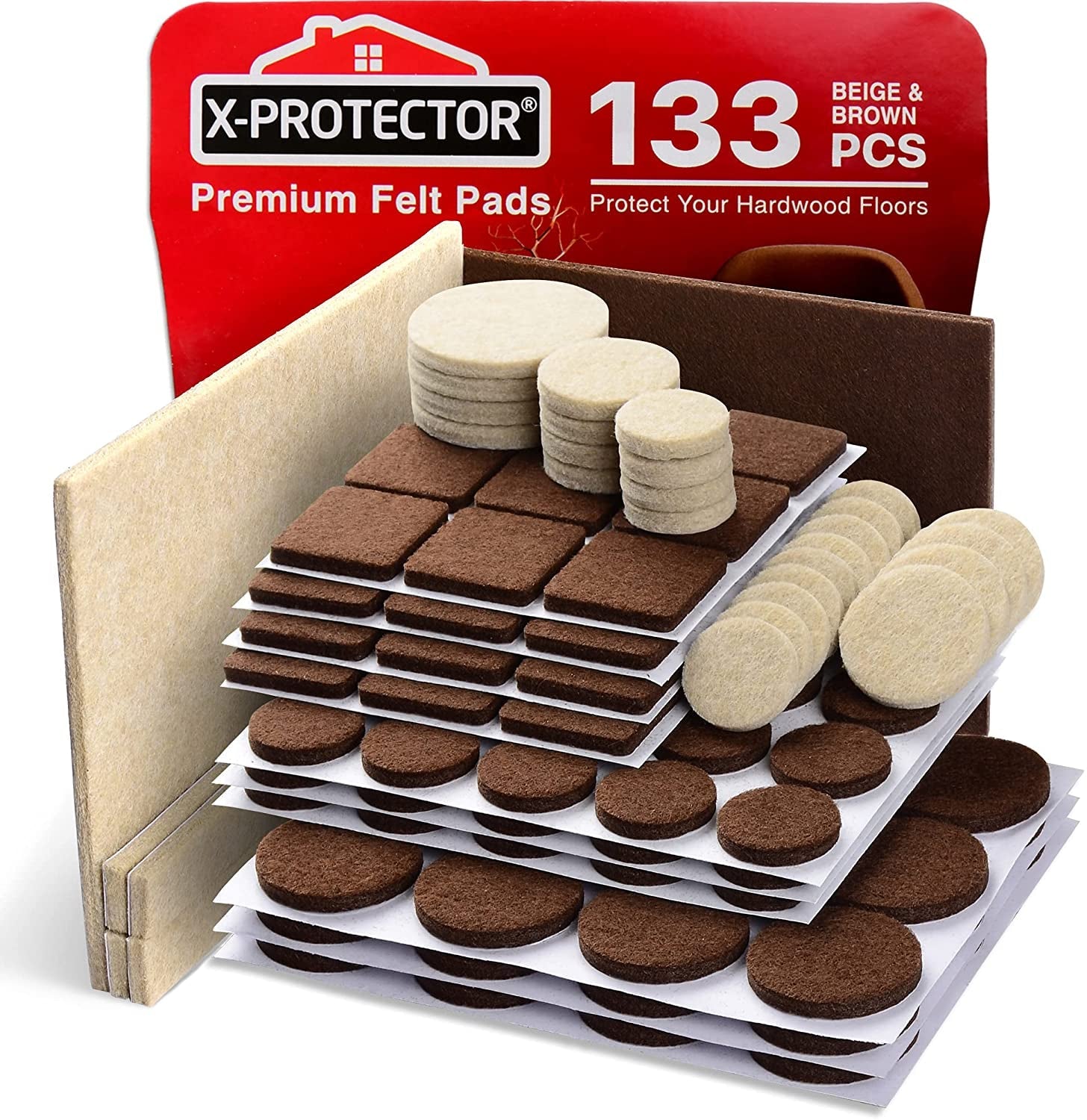 Giant Pack of Furniture Pads for Furniture Feet