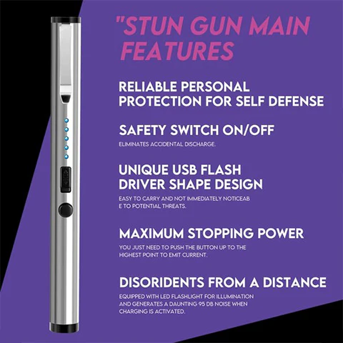 Tactical High-Power Stun Pen