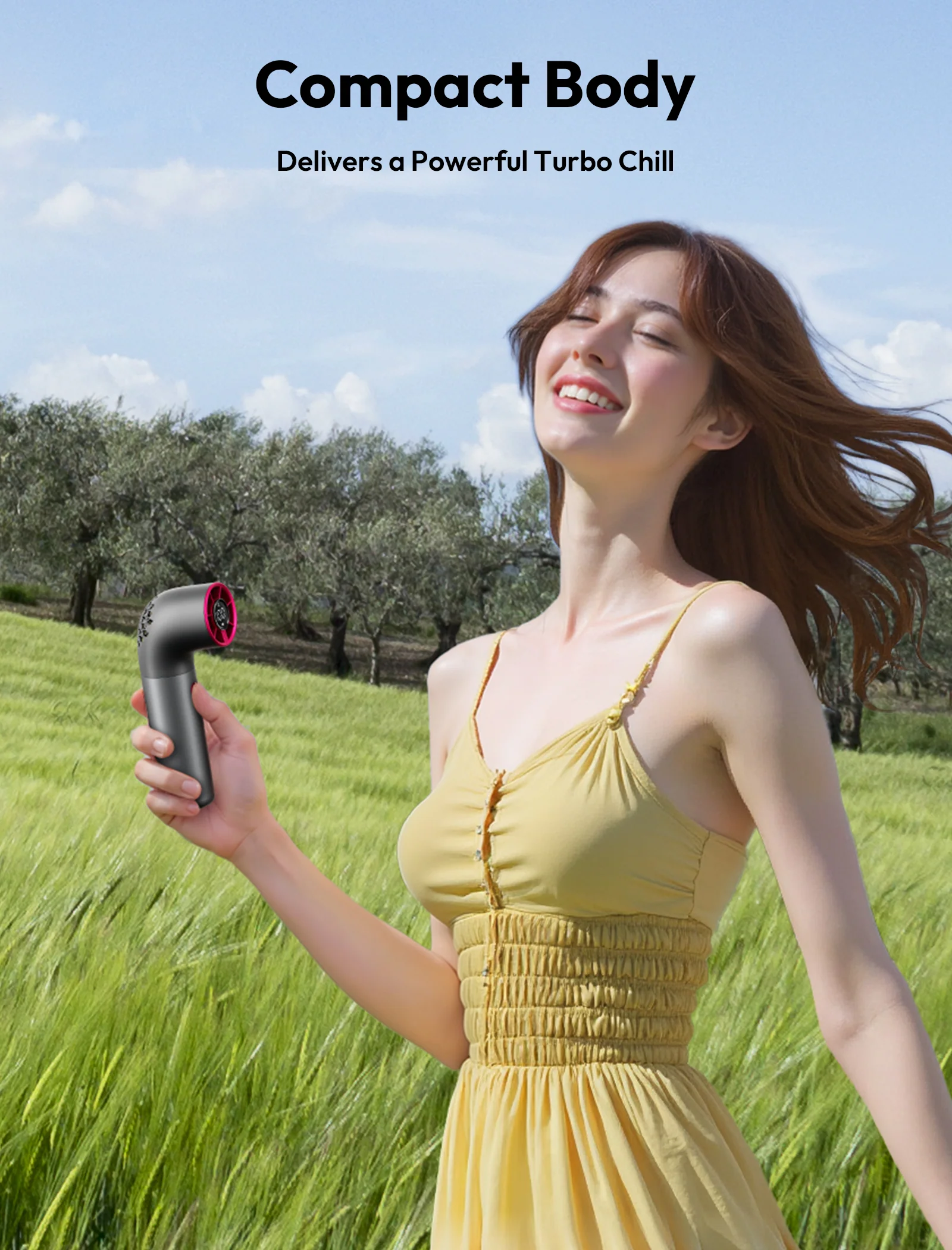Ultra High-Speed Handheld Cooling Fan