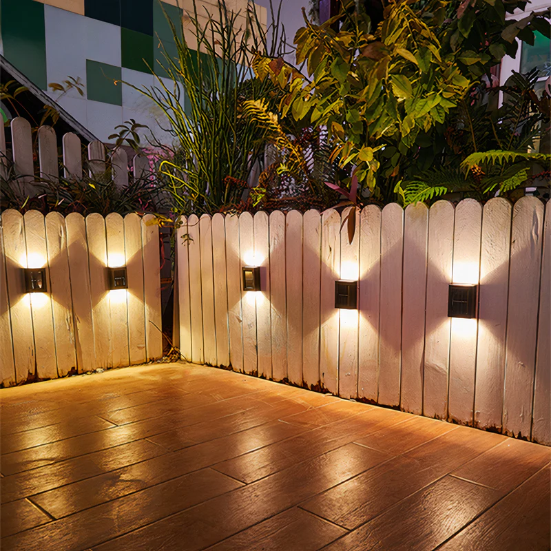 SolarLuxe LED Solar Wall Lamp - Automatic Operation