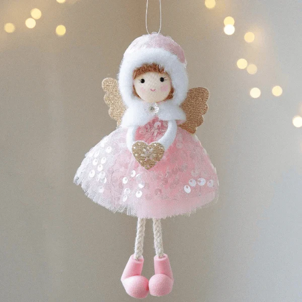 All Season Glitter Dress Fairy Angel Ornament