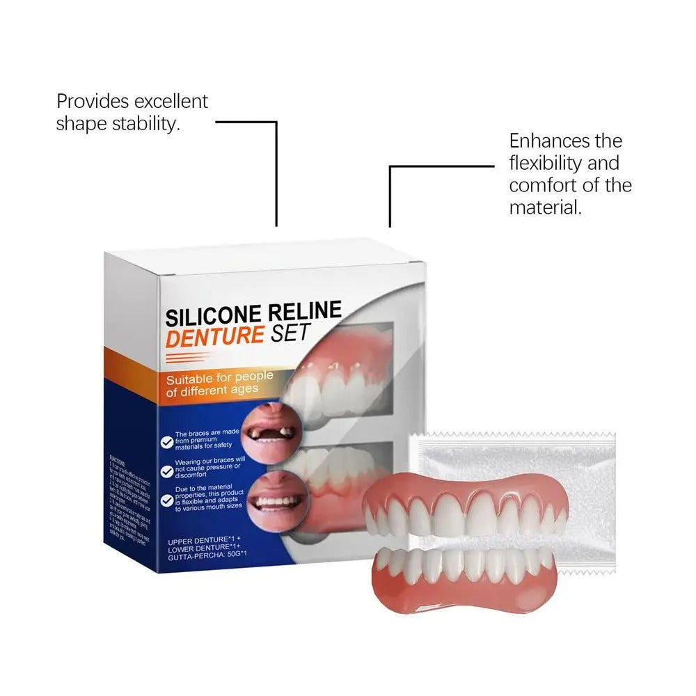 SmileLuxe Silicone Reline Denture Kit