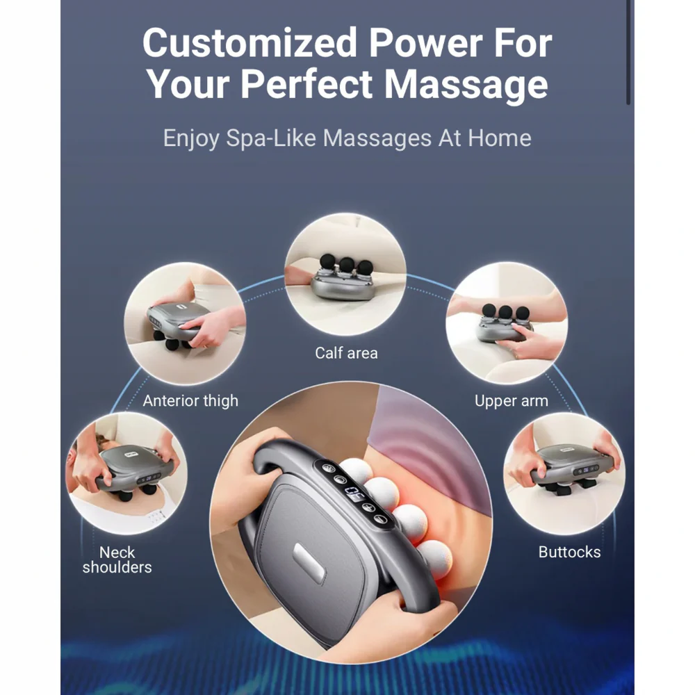 DEEP TISSUE MASSAGE GUN | POWERFUL RELIEF FOR MUSCLE TENSION