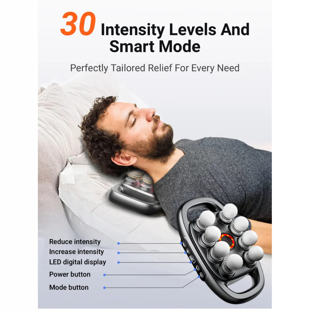 DEEP TISSUE MASSAGE GUN | POWERFUL RELIEF FOR MUSCLE TENSION