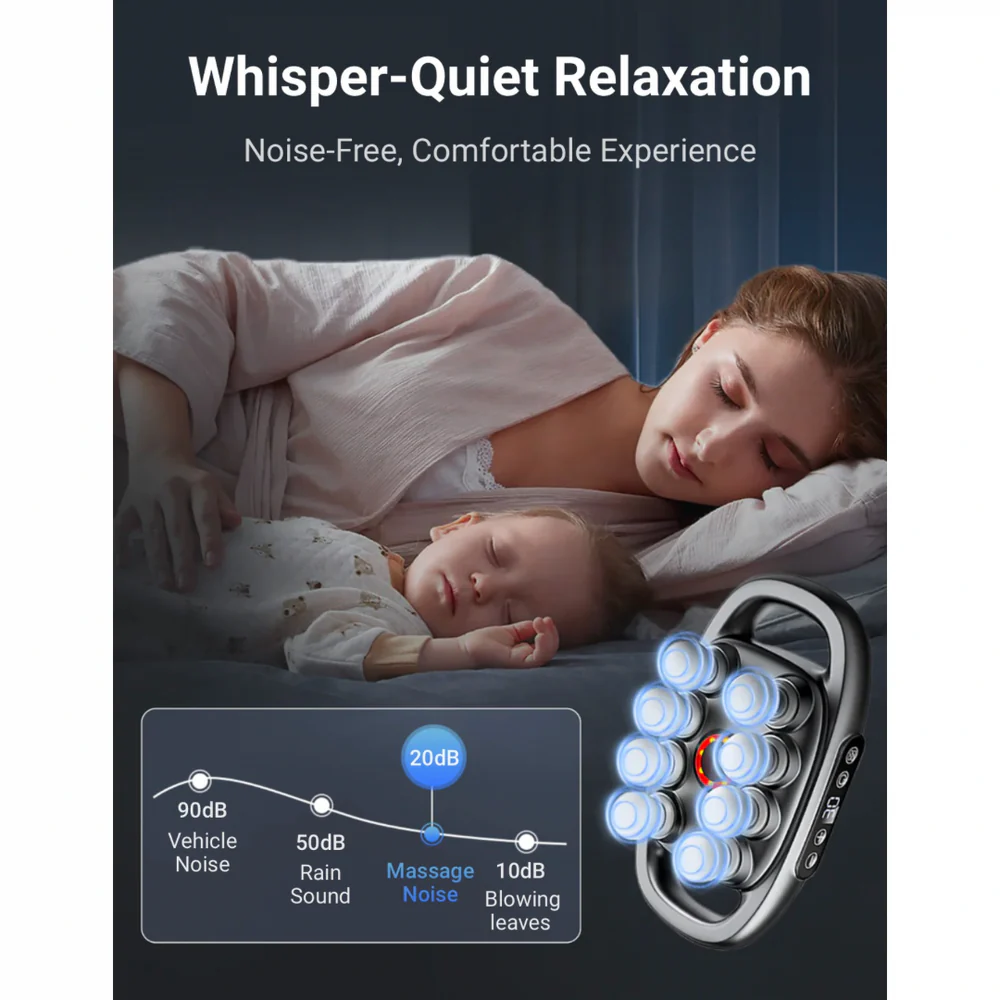 DEEP TISSUE MASSAGE GUN | POWERFUL RELIEF FOR MUSCLE TENSION