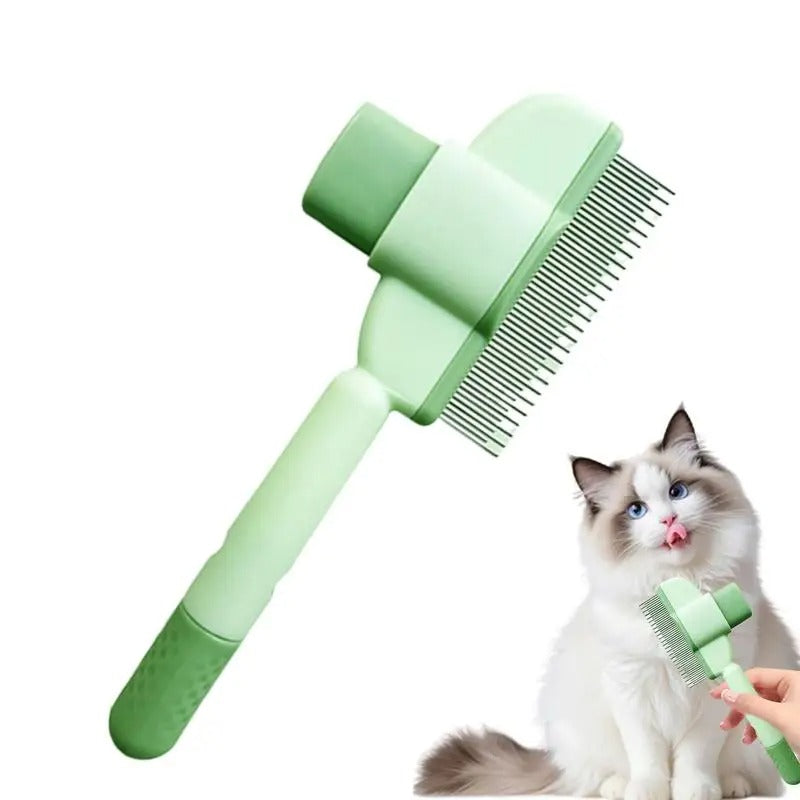 Gentle Anti-Shedding Cat Brush With Soothing Massage Effect