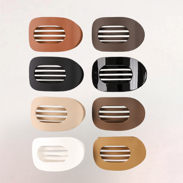 Elegant Matte Solid Colour Hair Clip