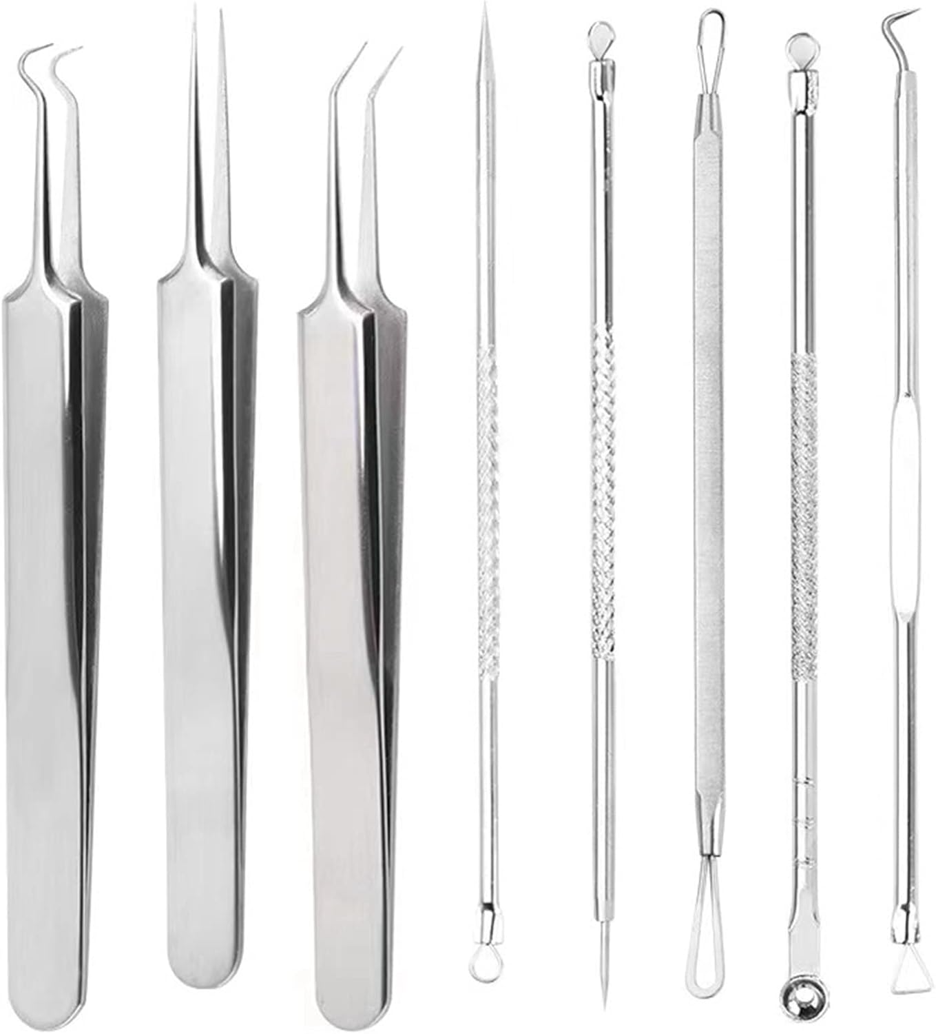 Precision Stainless Steel 8-Piece Spot Removal Tool Set