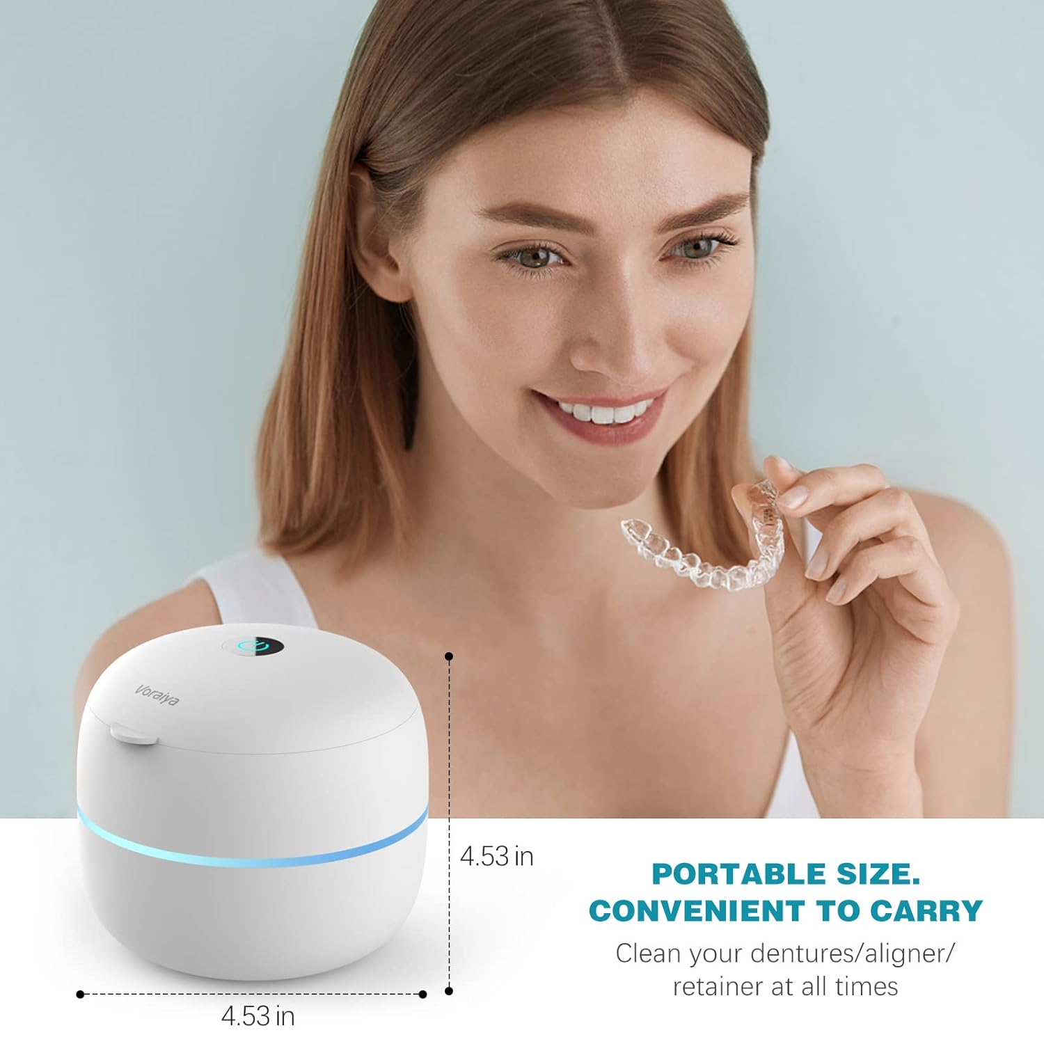 Portable UV Ultrasonic Dental Cleaner