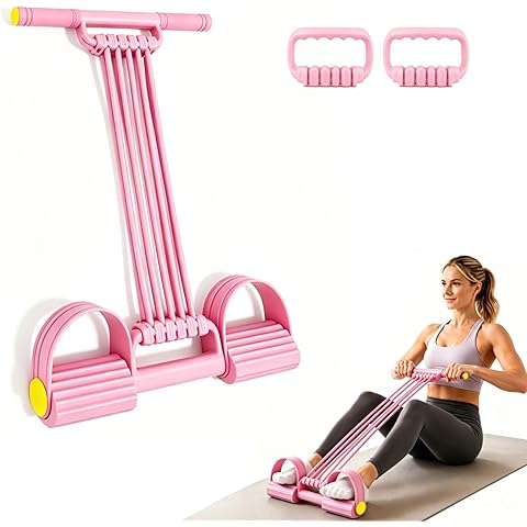 Ultimate Home Gym Pedal Resistance Rope for Total Body Workout