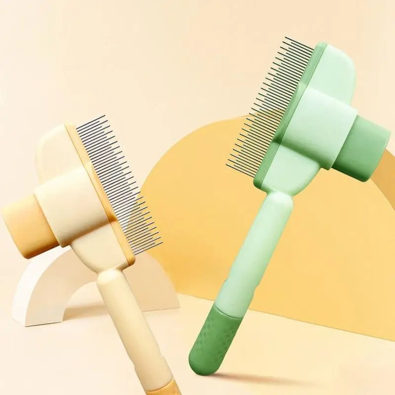 Gentle Anti-Shedding Cat Brush With Soothing Massage Effect