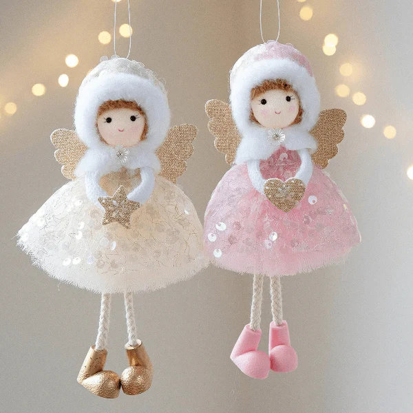 All Season Glitter Dress Fairy Angel Ornament