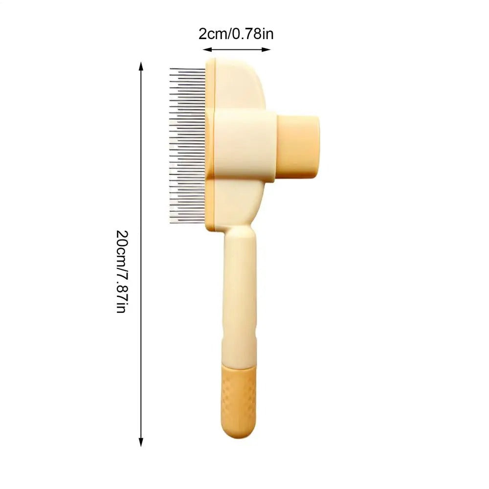 Gentle Anti-Shedding Cat Brush With Soothing Massage Effect