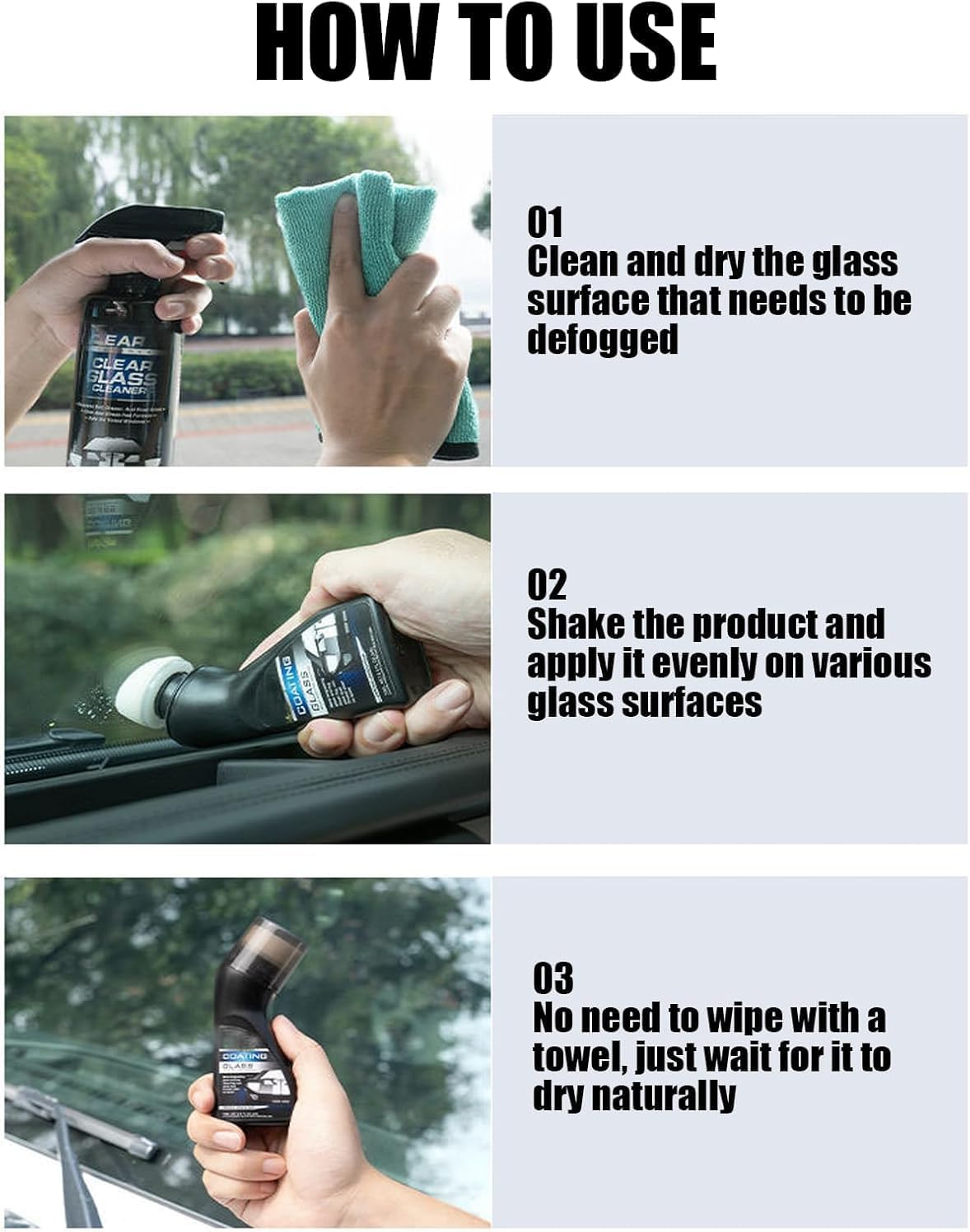 Crystal-Clear Anti-Fog Coating Wiper