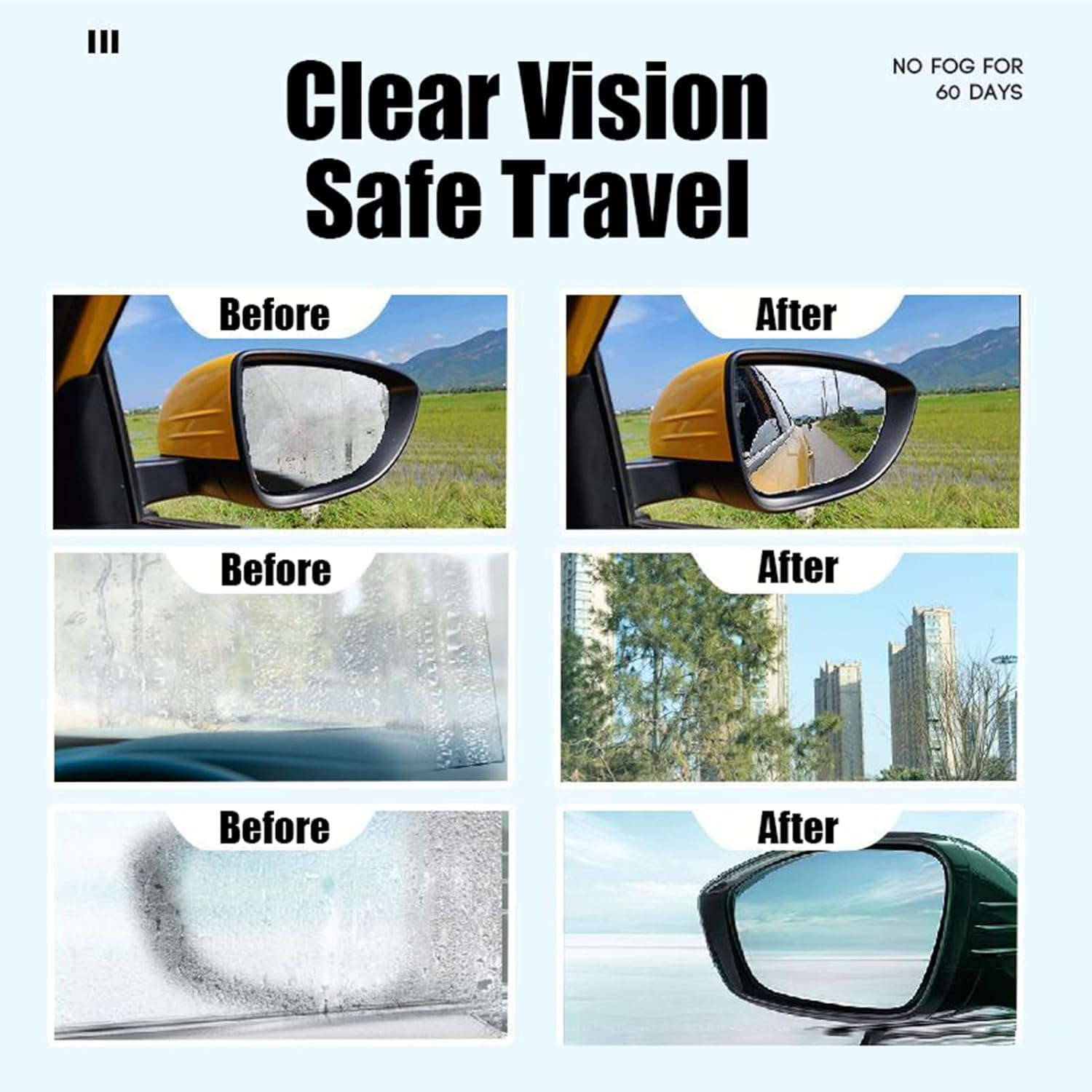 Crystal-Clear Anti-Fog Coating Wiper