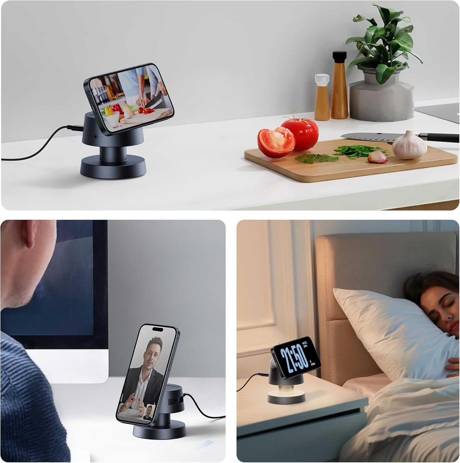 Compact Cube USB‑C Docking Station