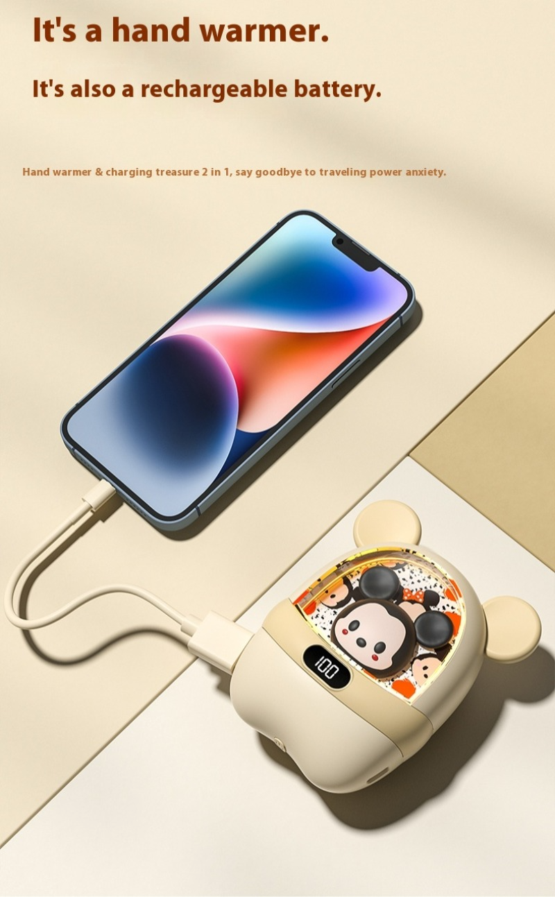 SMART MULTI-FUNCTION HAND WARMER | 10,000mAh Power Bank & Night Light