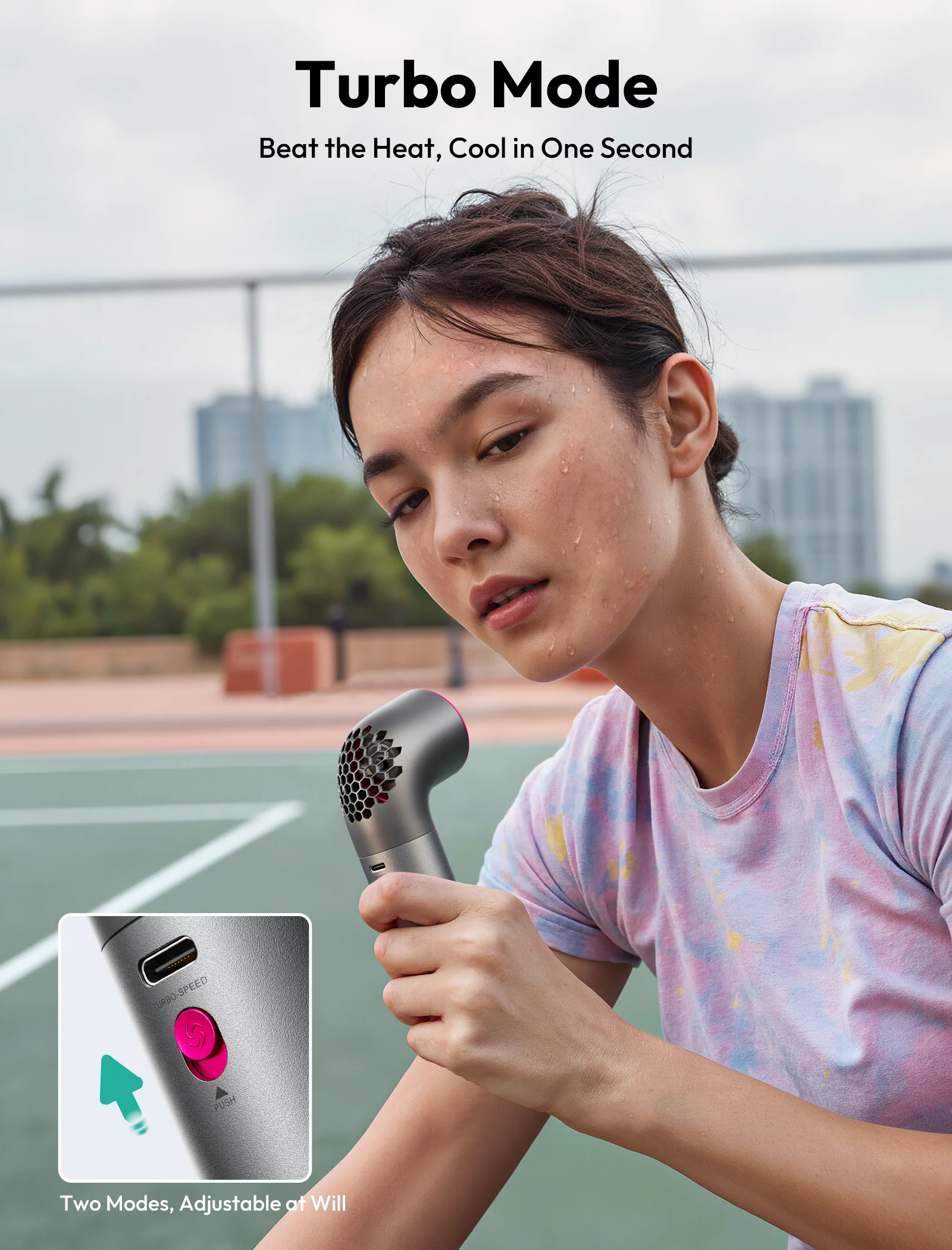 Ultra High-Speed Handheld Cooling Fan