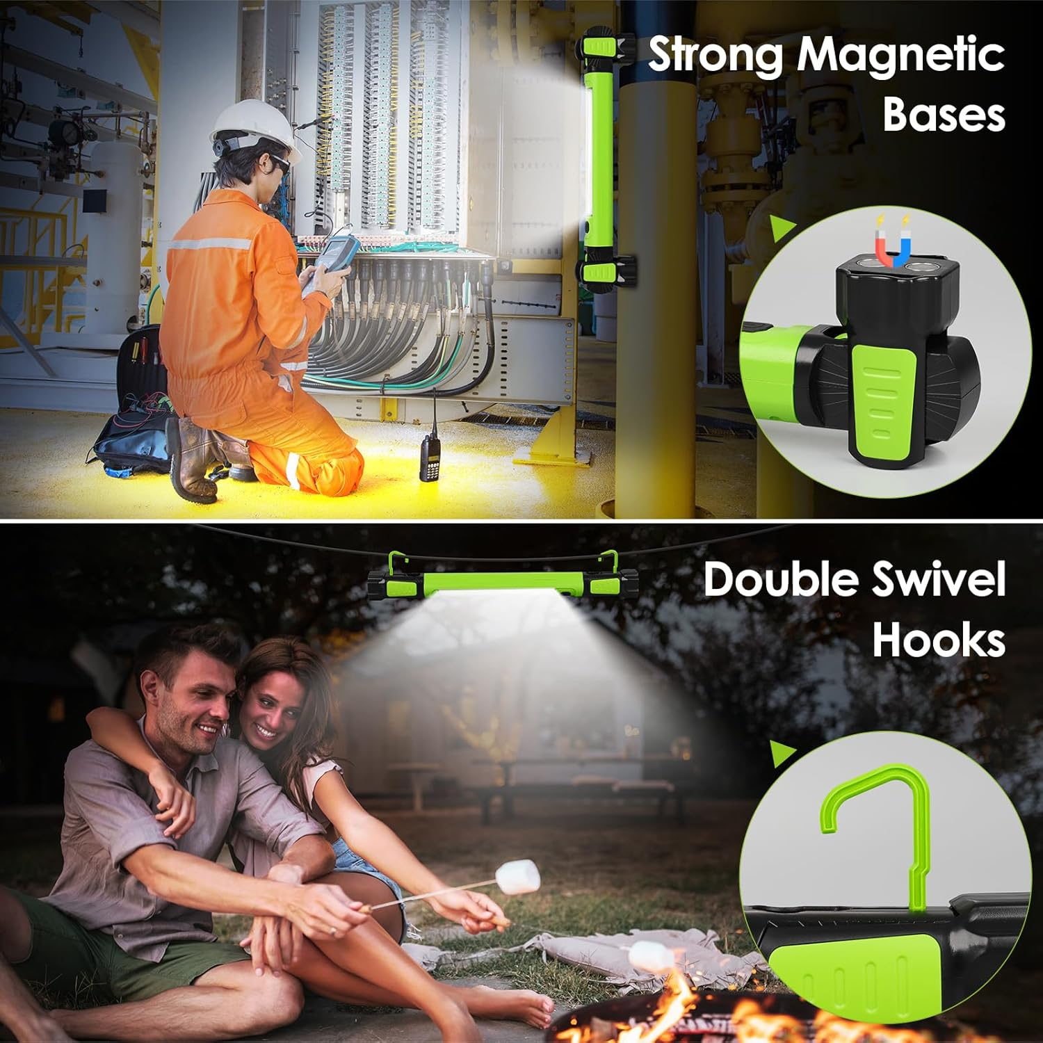 Magnetic 3000 lm Rechargeable LED Work Light