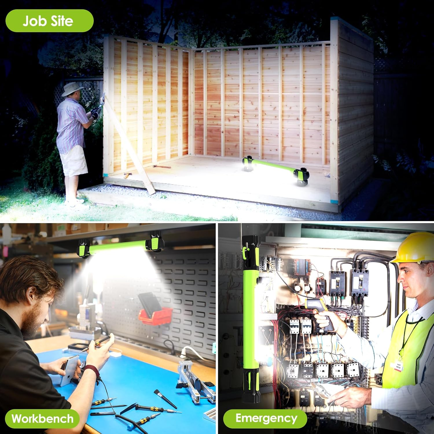 Magnetic 3000 lm Rechargeable LED Work Light