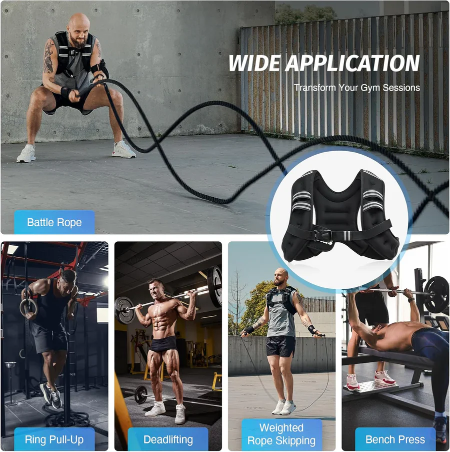 ComfortFit Iron‑Sand Weighted Vest