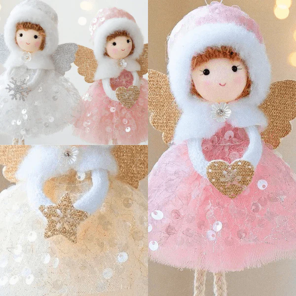 All Season Glitter Dress Fairy Angel Ornament