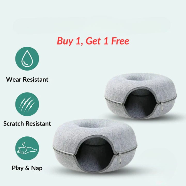 Donut Bed & Play Tunnel – Buy 1 Free 1 Offer