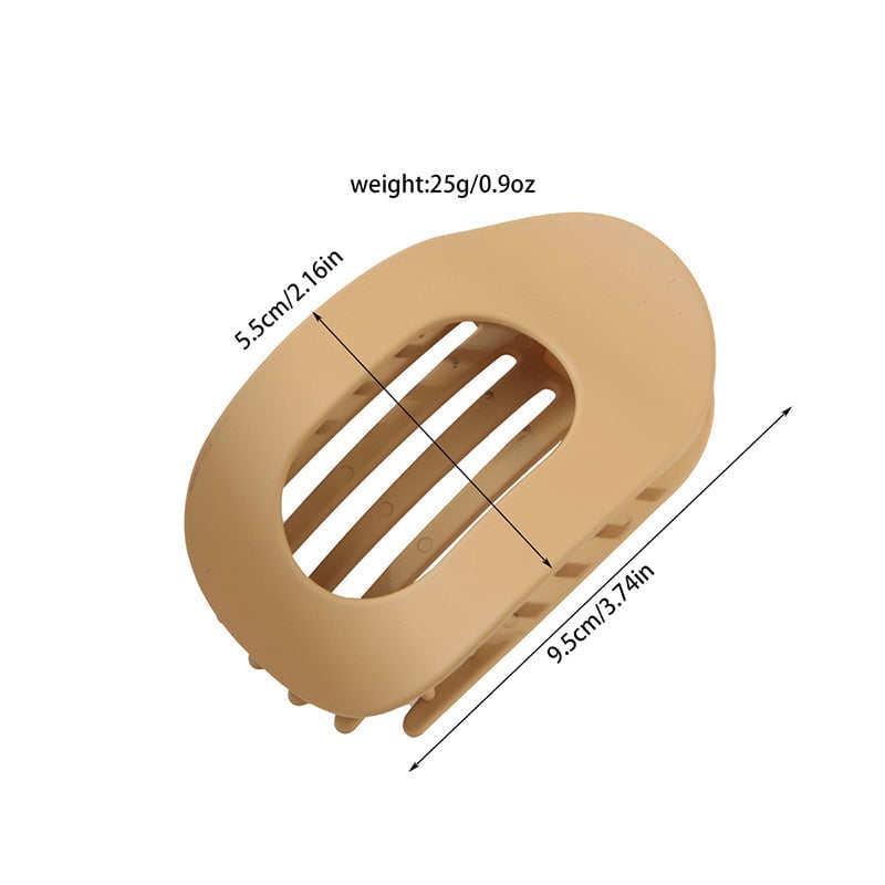 Sleek Oval Hair Clip Set