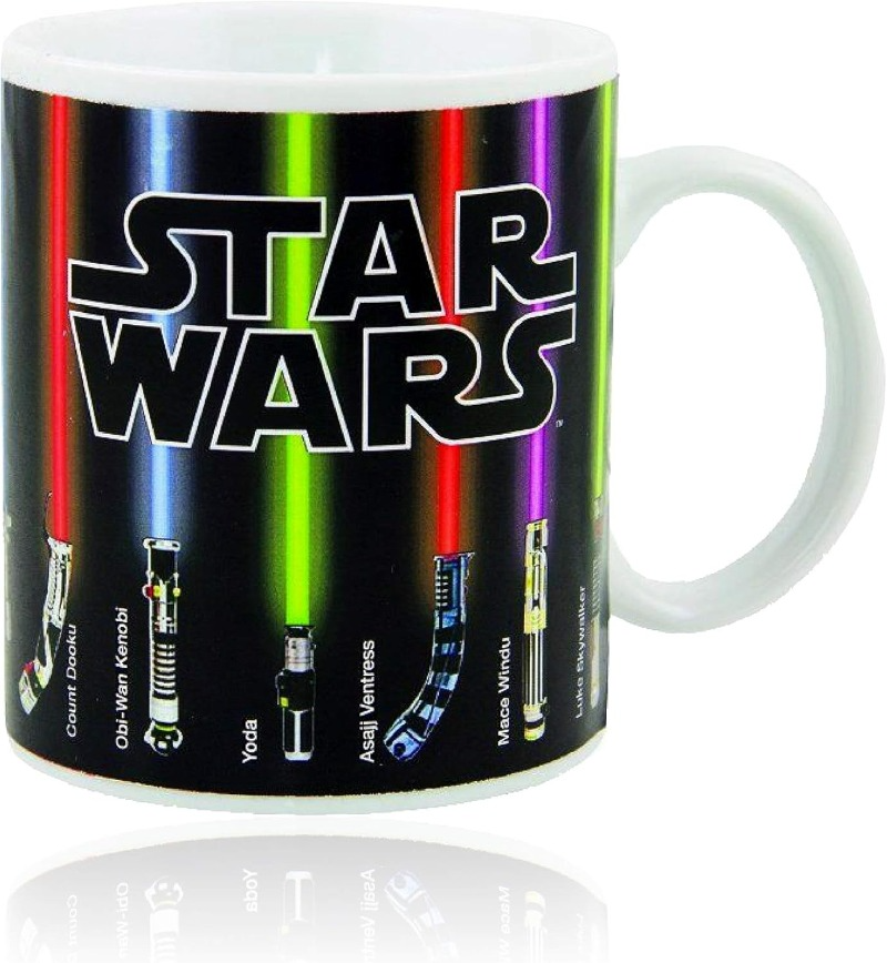 GALACTIC SABER | Heat-Sensitive Lightsaber Mug for Star Wars Fans