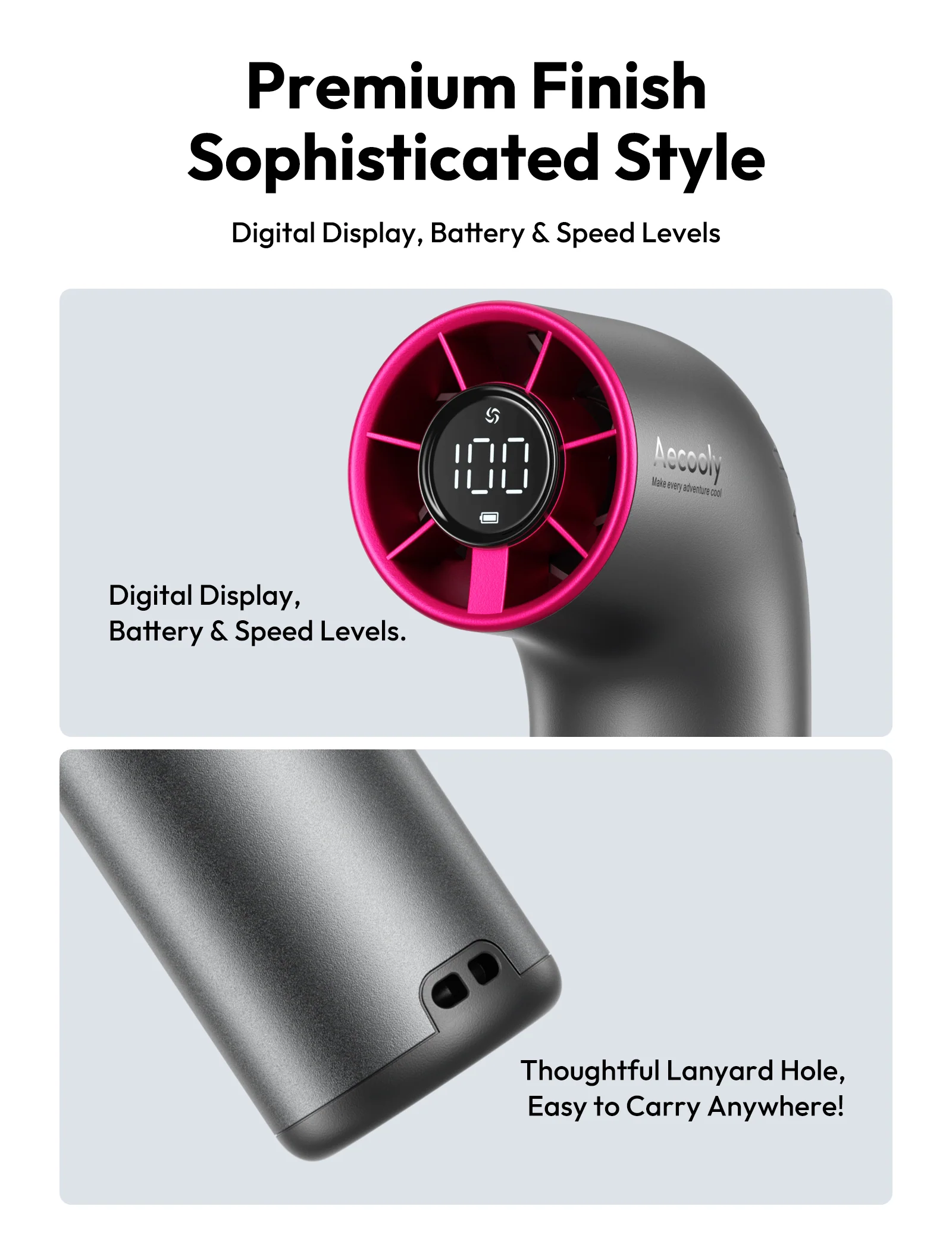 Ultra High-Speed Handheld Cooling Fan