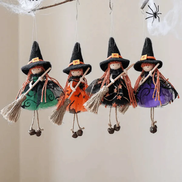 Enchanting Halloween Witch Hanging Décor